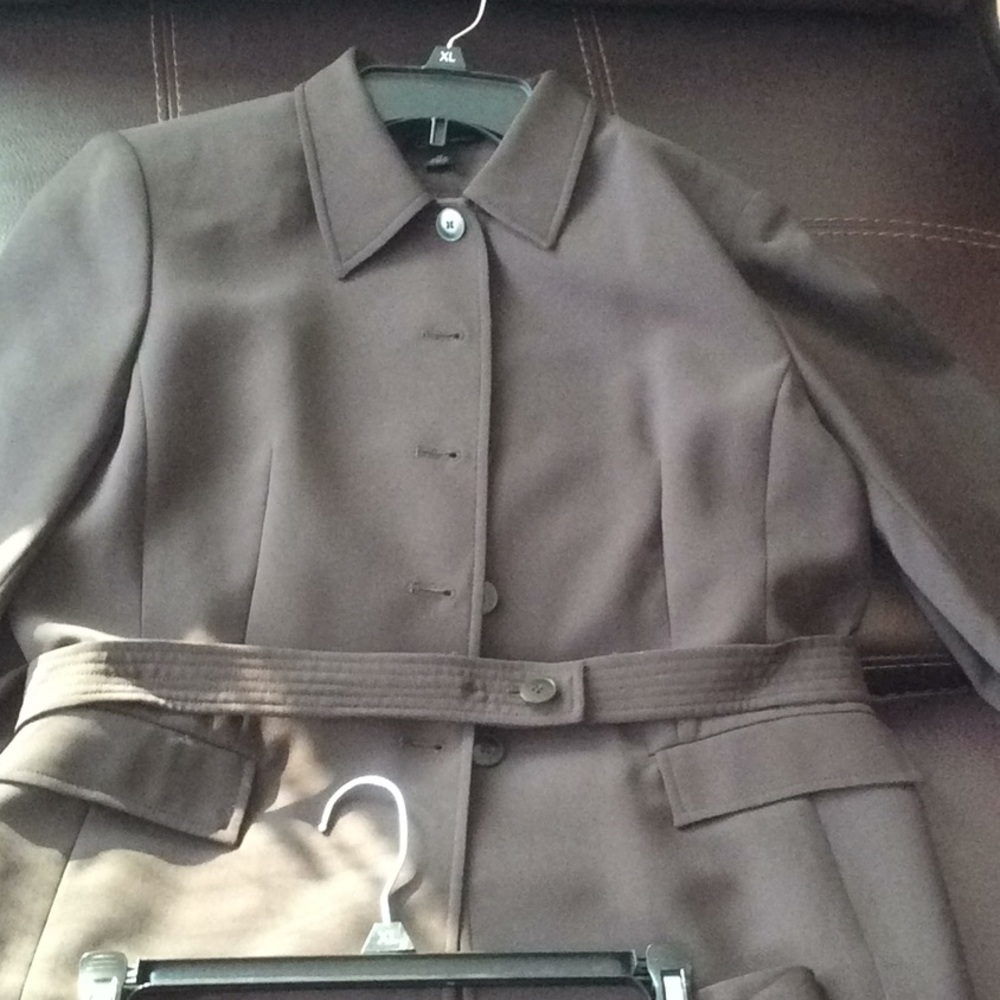 Context brown skirt suit